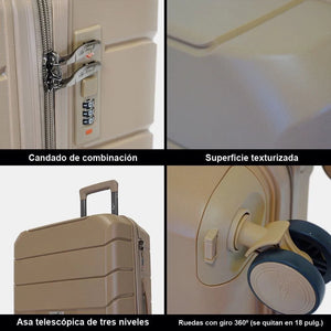 4 Valises Trolley OMASKA - ocxam