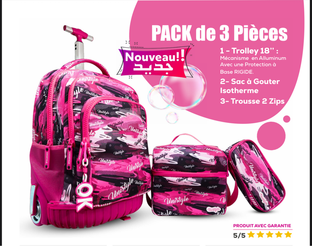 Cartable à roulettes Lola