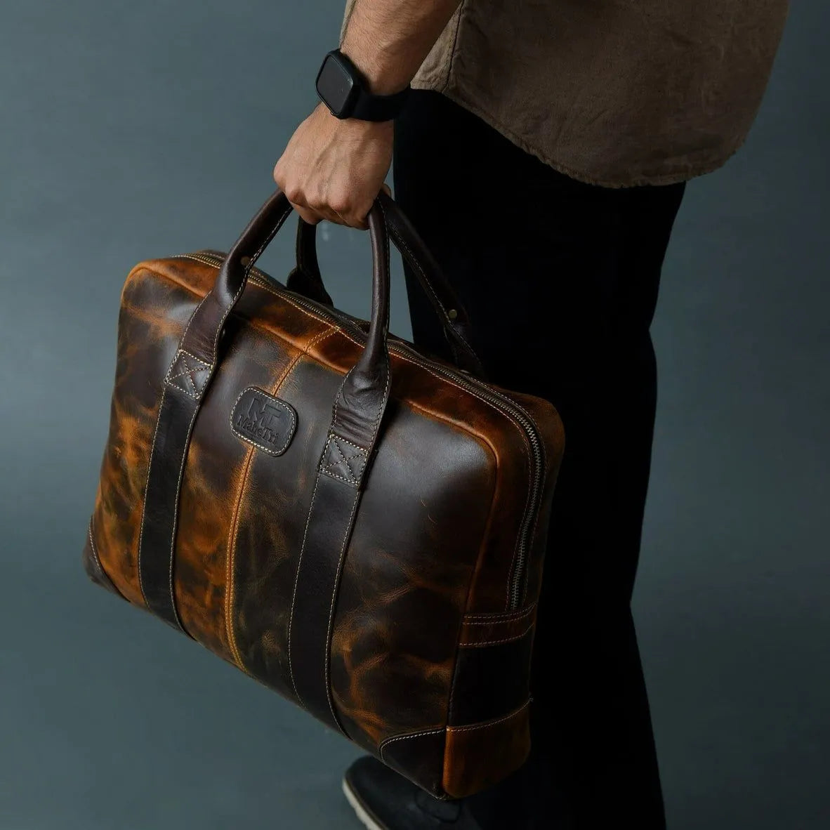 SAC CUIR vintage - ocxam