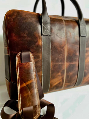 SAC CUIR vintage - ocxam